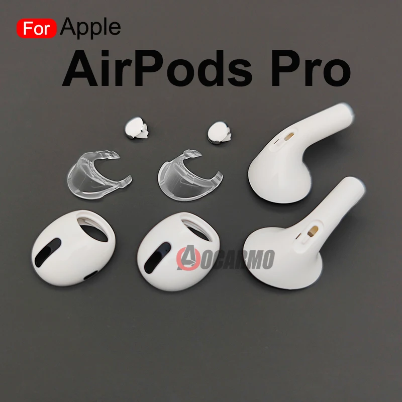 Earphone Complete Housing Case Shell Bottom Charging Contact Point Replacement Parts For Apple AirPods Pro