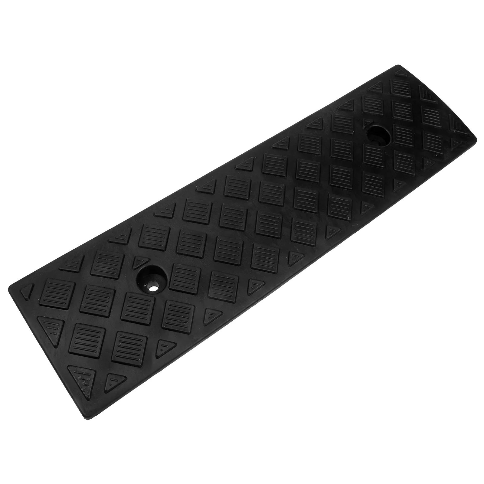 Black 3cm High Threshold Ramp for Cars Anti Safe Curb Driveway Garage Loading Dock Shed Entrance Plastic Material Excellent