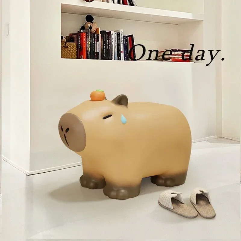 Cute Animal Stools Design Ottomans Creative Living Room Chair Cartoon Portable Footrest Modern Children Footstool Home Furniture