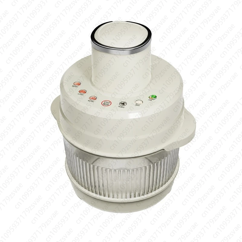 Multifunktionaler Fleischwolf, 5 l, großes Fassungsvermögen, automatischer Haushaltsküchen-Hilfs- und Nudelfleischwolf