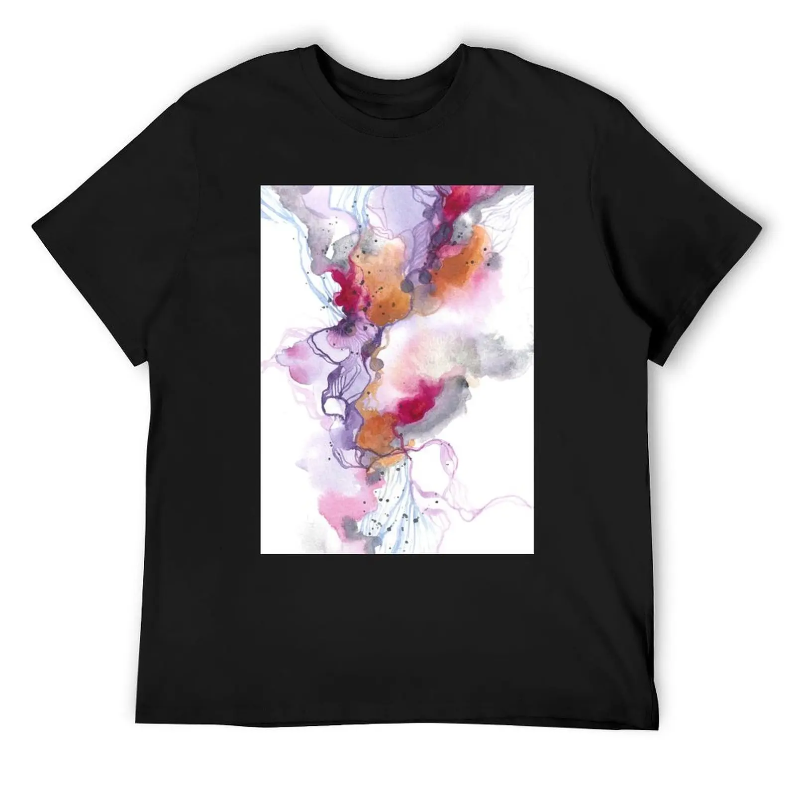 

Abstract Flow 02 T-Shirt sports fans tees funny shirt cotton tshirts for men
