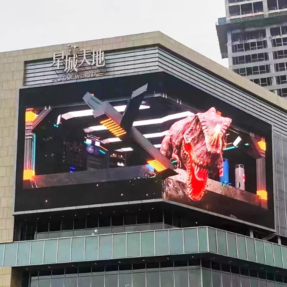 Customized Flexible LED Digital Display Outdoor Waterproof Curved Full-Color LED Screen for Shopping Mall Advertising - view 3