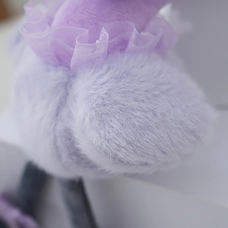 Cartoon Flamingo Bird Plush Keychain Cartoon Animal Doll Keychain Pendant Backpack Decoration Accessories Birthday Gifts image 3