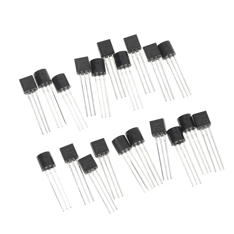 20pcs Z0607 Z0607MA TO-92 Triac 0.8A 600V Triacs Thyristor 0.8 Amp 600 Volt