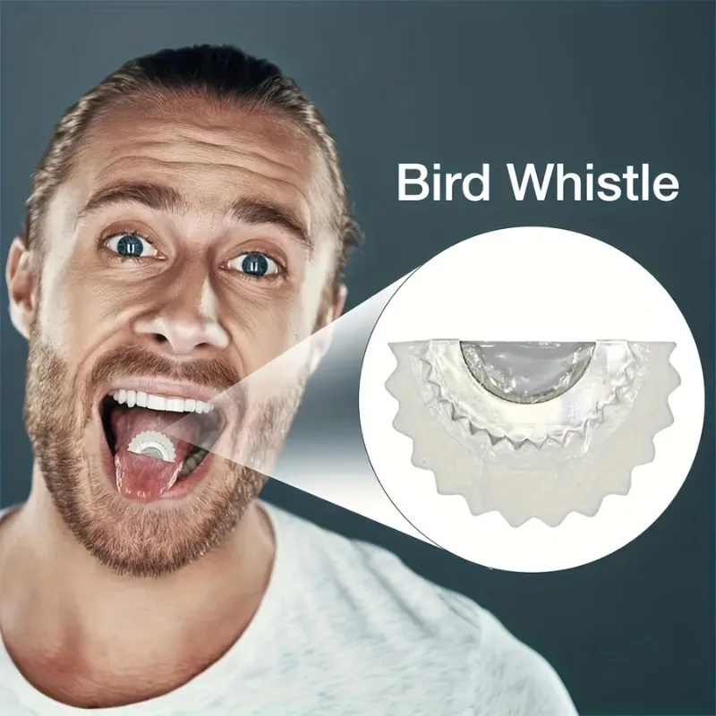 Bird Whistle Warbler Caller Inside Mouth Hiden Original Magic Tweeting Noisemaker Whistles Entertainment Toys for Ventriloquist