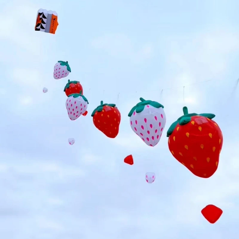 

Free shipping 5m strawberry kite large adult Kite wind pointer kites for adults outdoor toys infaltable kites gel blaster fun