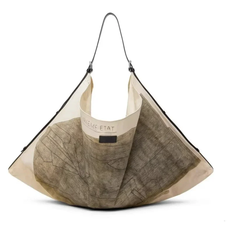 

Luxury Brand Original Canvas Bag Artist Joint Series Niche Design Tote Bag Large Capacity Women's Handbag Shoulder Bag