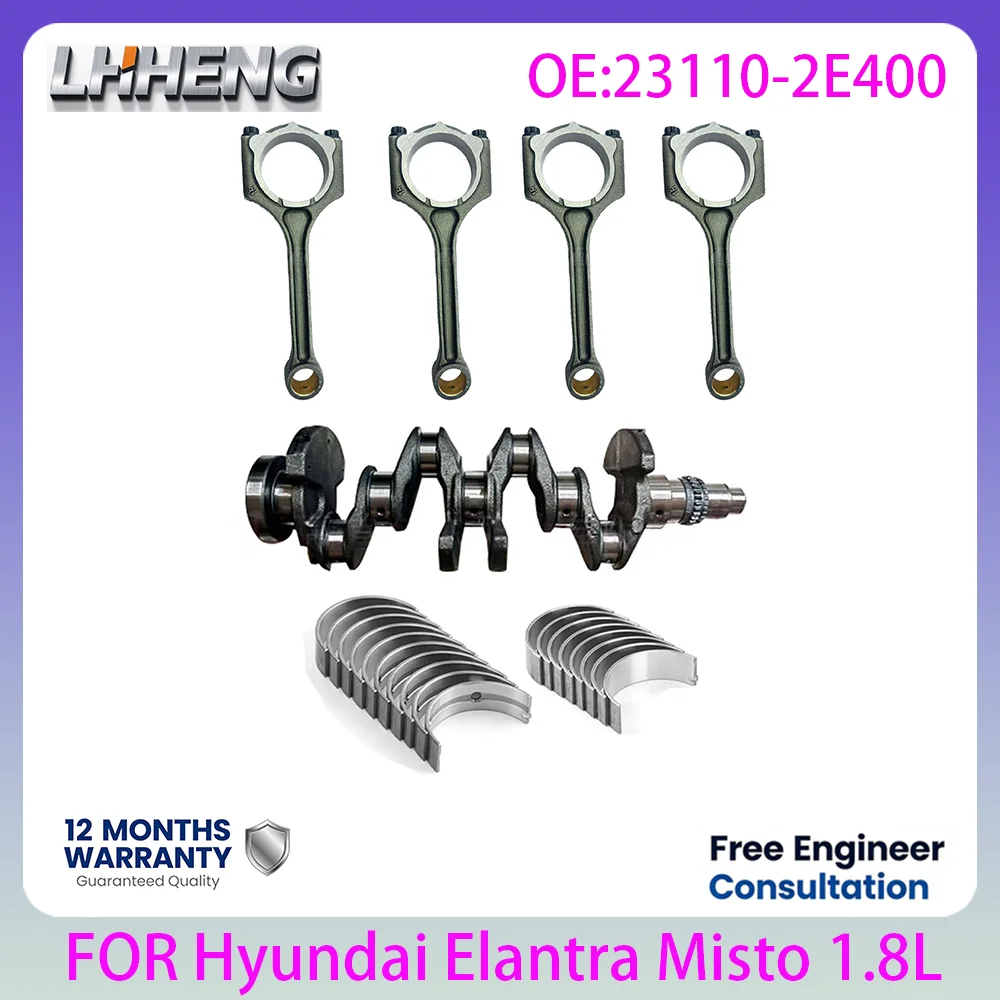 

ENGINE Crankshaft Conrod Main Bearing Set 23110-2E400 For Hyundai Elantra Misto i40 G4NB 1.8L GAS 2011-2018 23110-2E400