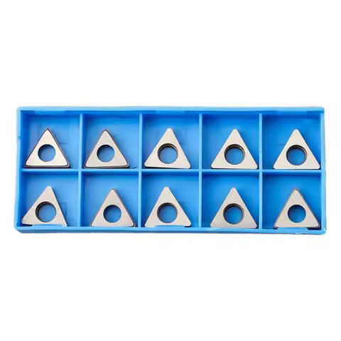 10pcs MT1603 MT2204 CNC Turning Tool Holder Tool Holder Shim Lathe Cutter Replace Insert Clamping Triangular Wedge Accessories