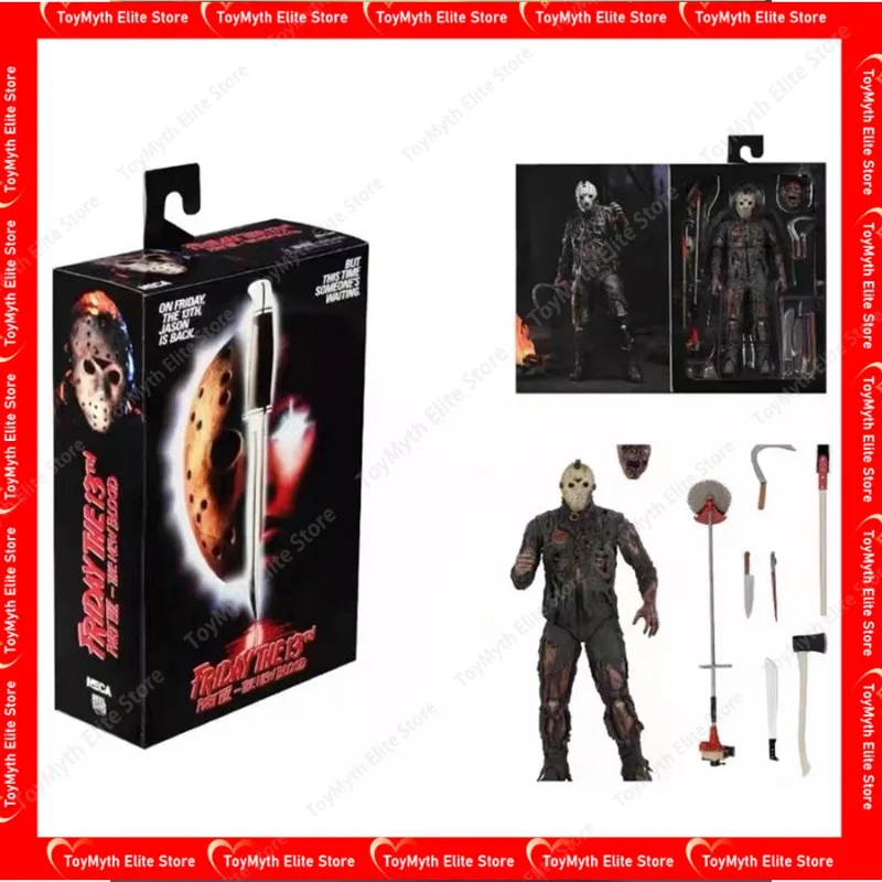 

В наличии Friday Jason The 13th Figure New Blood Jason Voorhees Фигурка Часть VII Horror Хэллоуин Коллекция Игрушка Рождественский Подарок