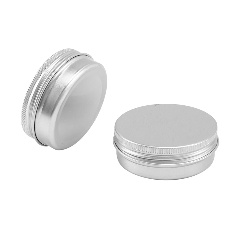 12X50Ml Aluminium Make-Up Potten 50Ml Inhoud Lege Kleine Cosmetische/Kaars/Kruidenpotten Blikken Potten