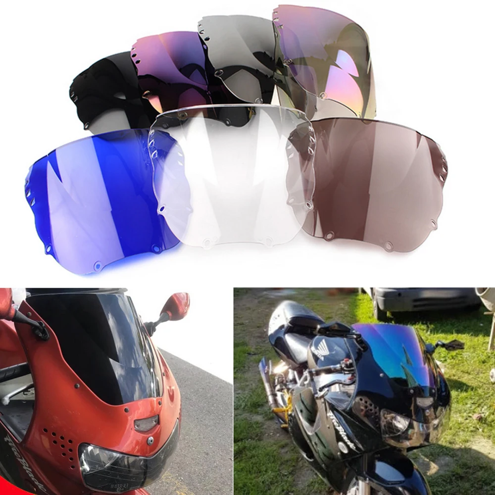 Motorcycle Double Bubble Windshield For Honda CBR900RR CBR919 CBR 919 900 RR 1998-1999 WindScreen Accessories Fairing Deflector