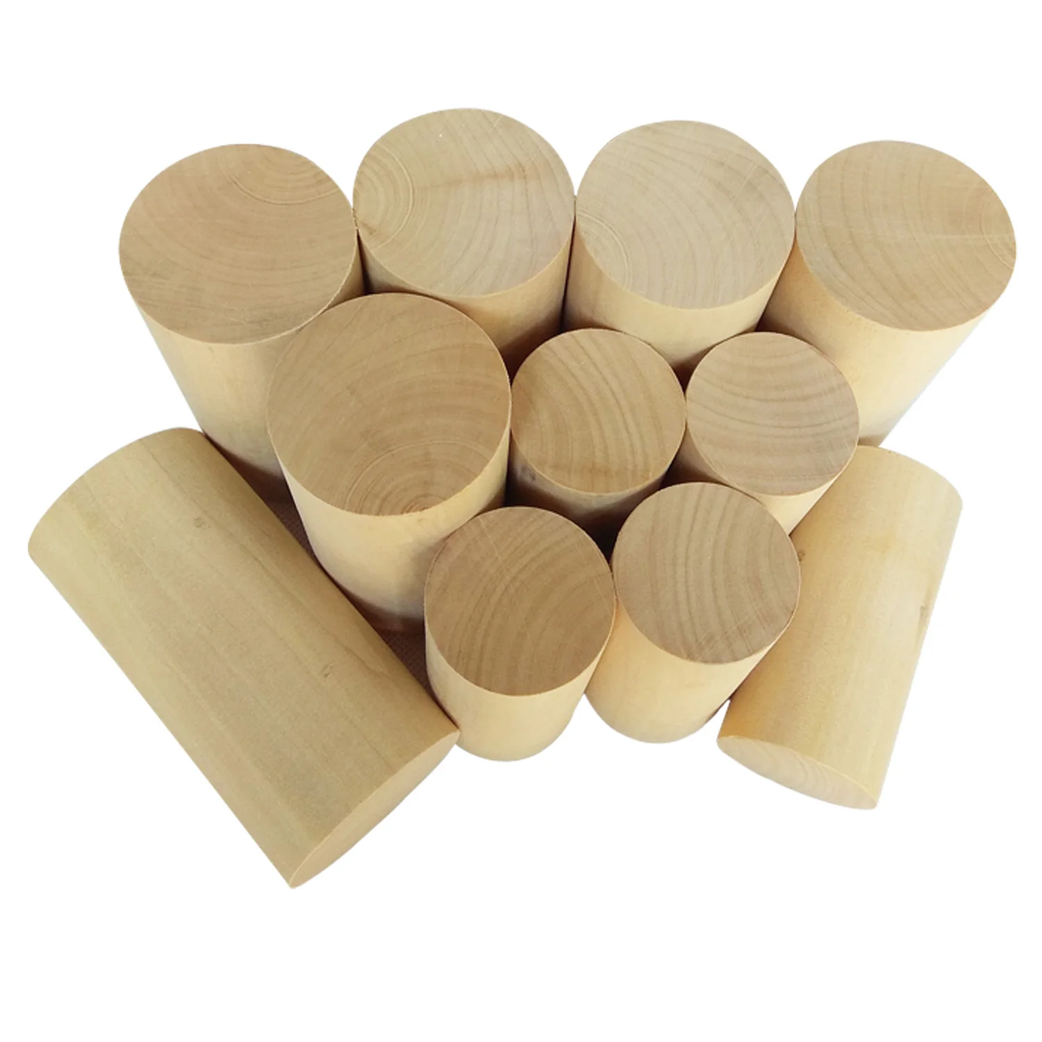 2 Stuks Ronde Houten Cilinder Voor Ambachten Voedsel Lolly 'S En Model Maken Cake Plug Diy Duurzaam Plug Gebouw Model Tool