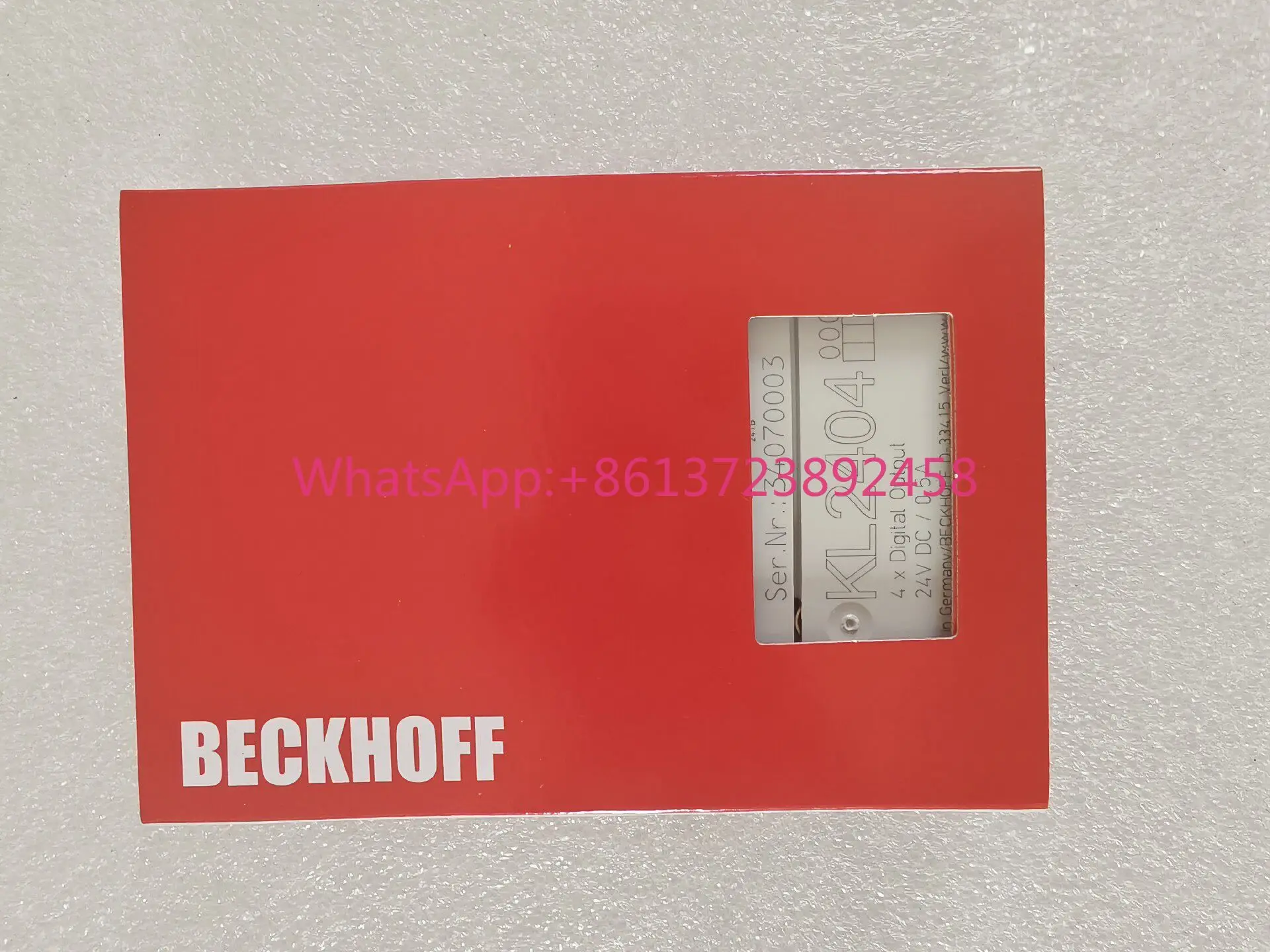 

BECKHOFF KL2404 Digital Output Module
