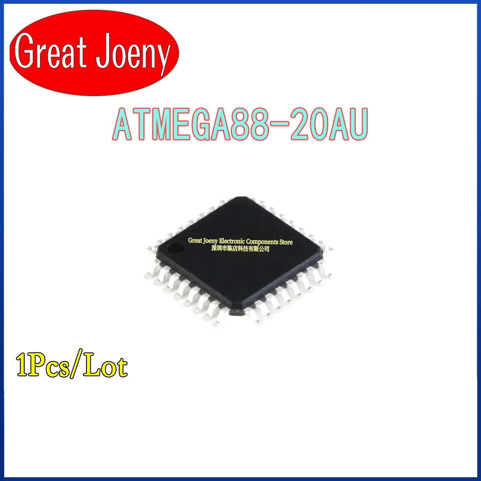 

100% New Original ATMEGA88 ATMEGA88-20AU IC MCU Chipset TQFP-32 Bulk Best Price