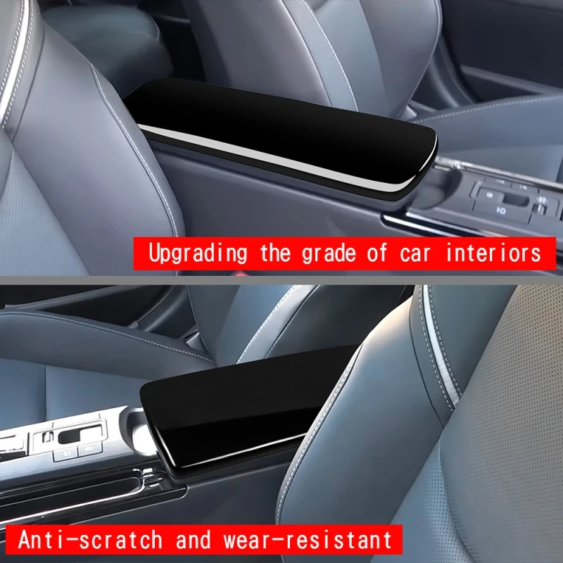 لتويوتا بريوس 60 سلسلة 2023 2024 Abs ثلاثية الأبعاد Partsbon أجزاء الألياف وحدة التحكم المركزية مسند الذراع صندوق تخزين غطاء لوحة الكسوة