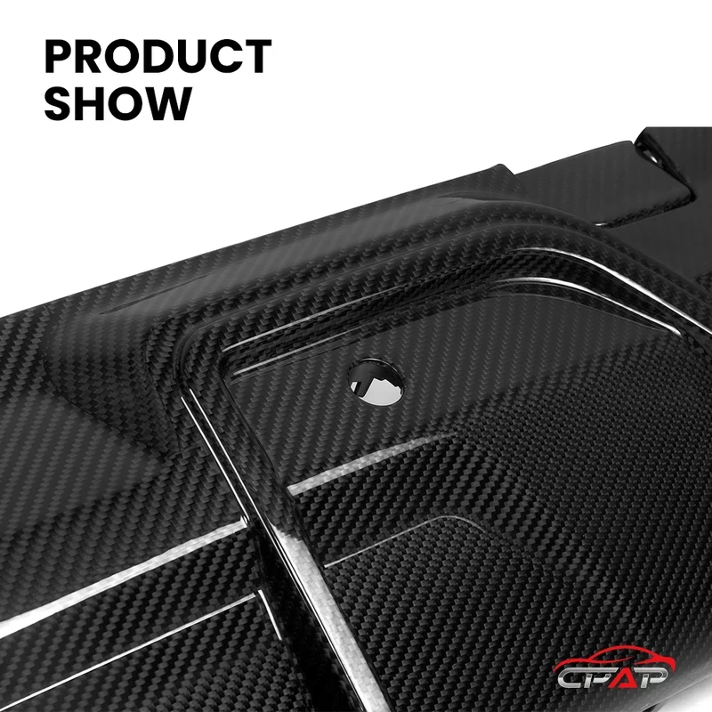 High Quality Real Dry Carbon Fiber Rear Diffuser Bumper Lip X5M F95 LCI X6M F96 LCI 2024+ OEM Style view 5