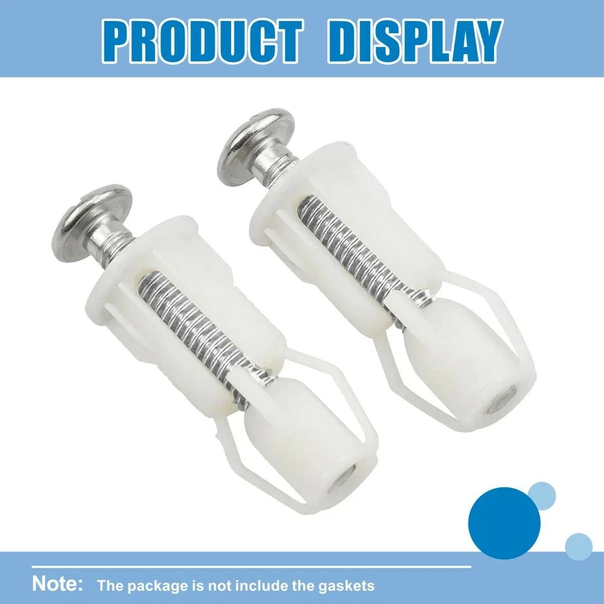 Toilet Seat Fastener Bolt Kit Stainless Steel Tank Toilet Bolt Hinge Screw Toilet Cover Bolt Blind Hole Accessory Fixing Kits