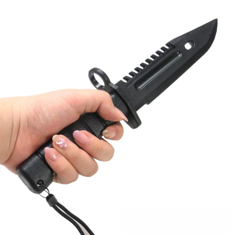 High-Hardness Plastic Knife Extra-Hard Military Training Prop Performance Sparring Combat Training Toy Sword Creative Boy Gifts