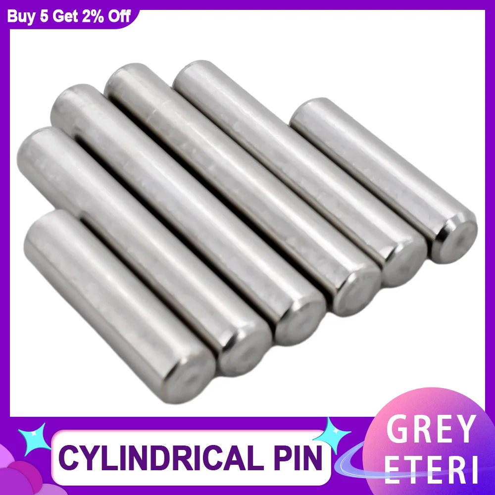 20-150Pcs 304 Stainless Steel Cylindrical Locking Pin  Locating Dowel Fasten Elements Assortment Kit GB119 M4 M5 M6 M8