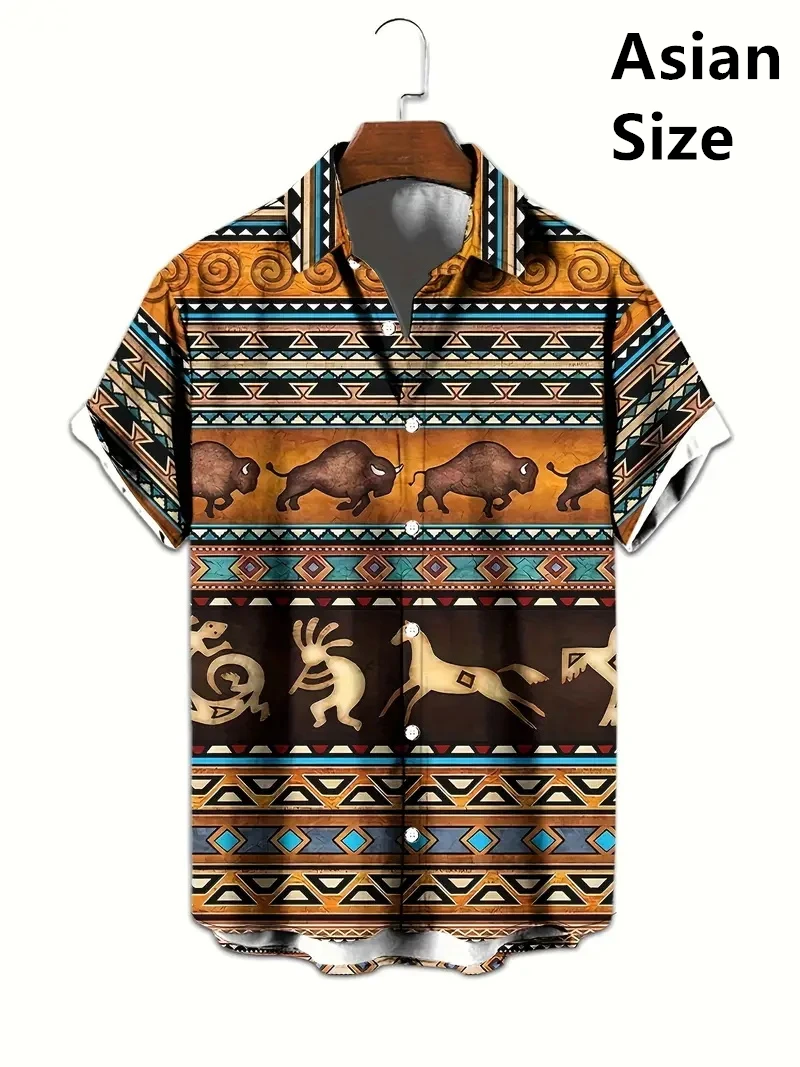 

Dragon Tiger Graphic 3D Printed Men's Hawaiian Shirts Summer Chinese Style 2025 New Fashion Streetwear Oversized Women Blouses