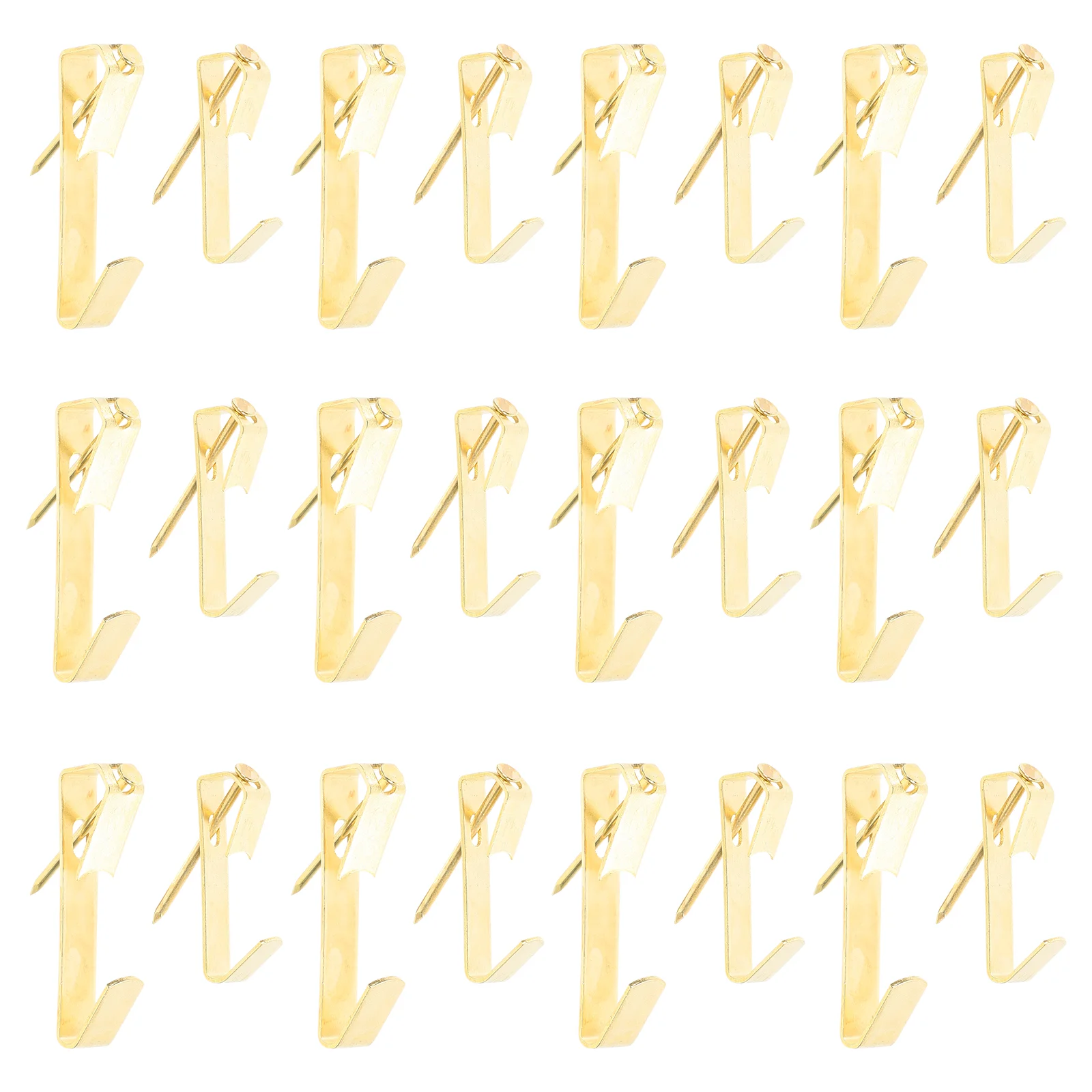 

100 Pcs Photo Frame Hook Picture Hanging Kit Clothing Nails Hangers Iron Home Hooks