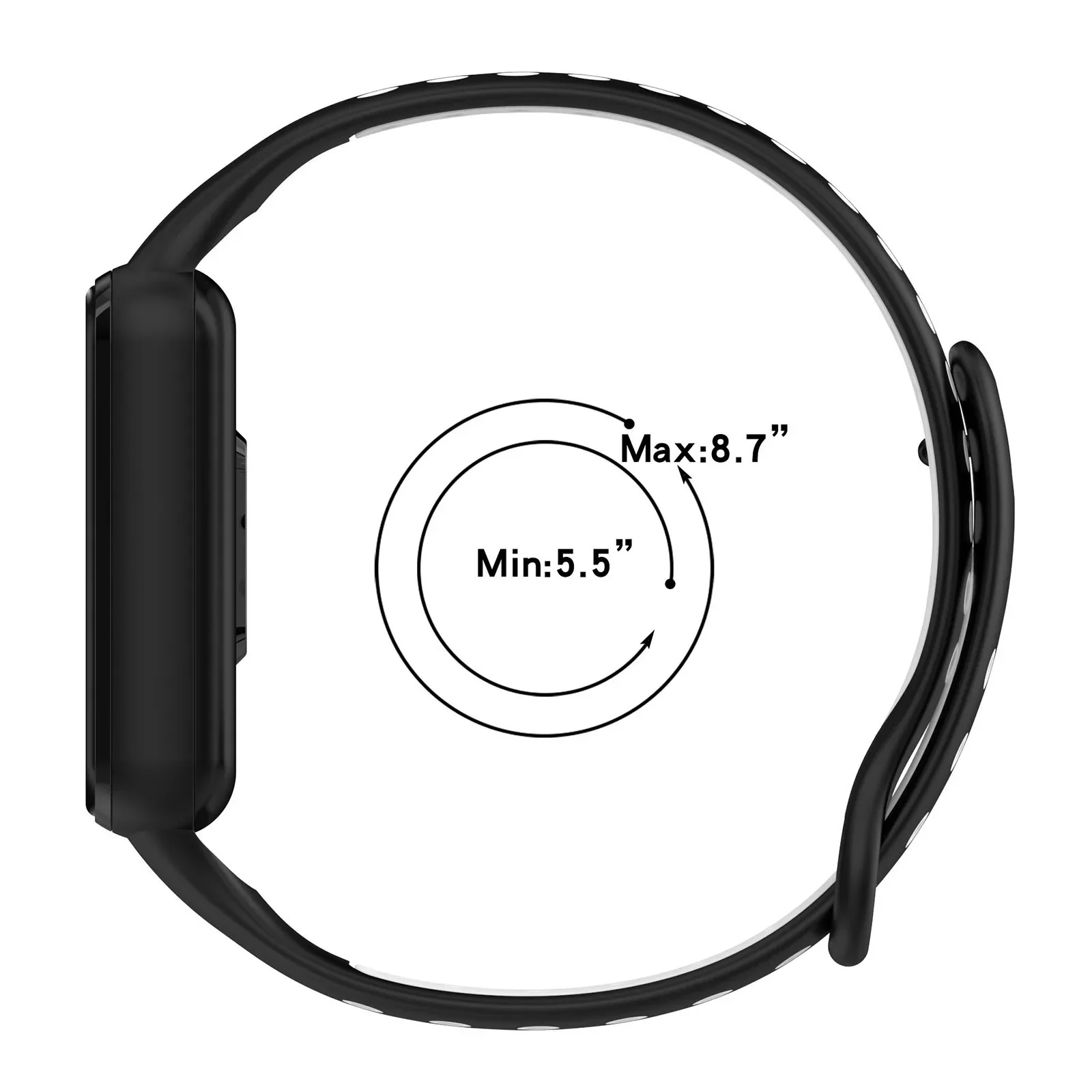 Wymienny pasek do zegarka Xiaomi Smart Band 8 Active Strap Silikonowy pasek i etui do bransoletki Redmi Smart Band 2 Strap