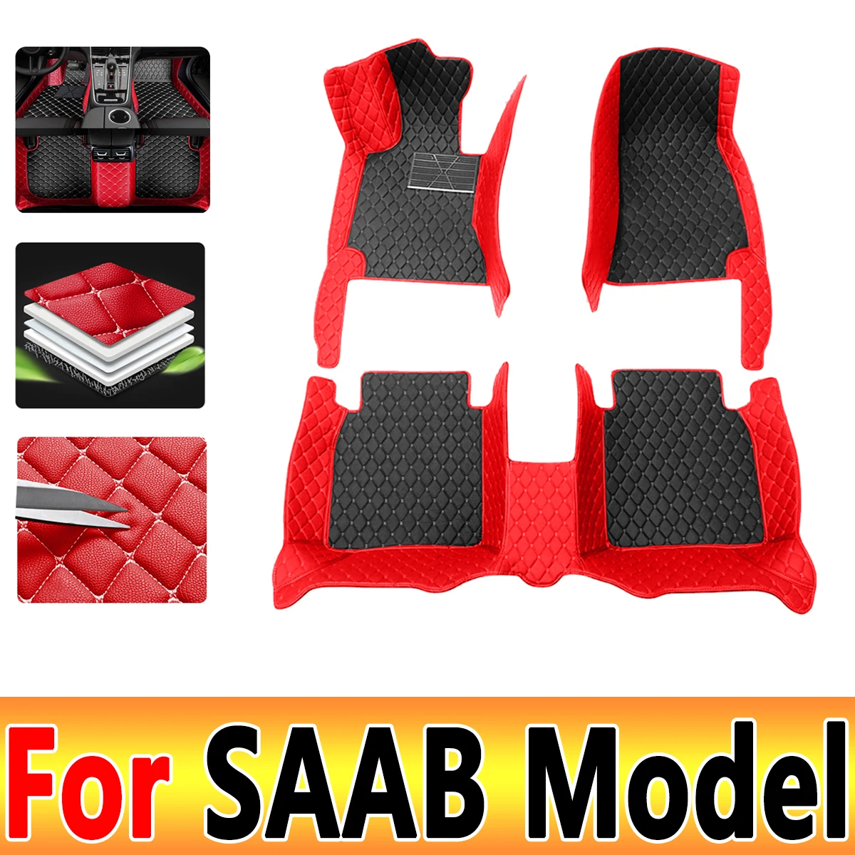 

Car Mats Floor For SAAB 95 9-3 turbo X 9-7X 9-5 Wagon 9-3 9-5 Car Accessories 2022 2023