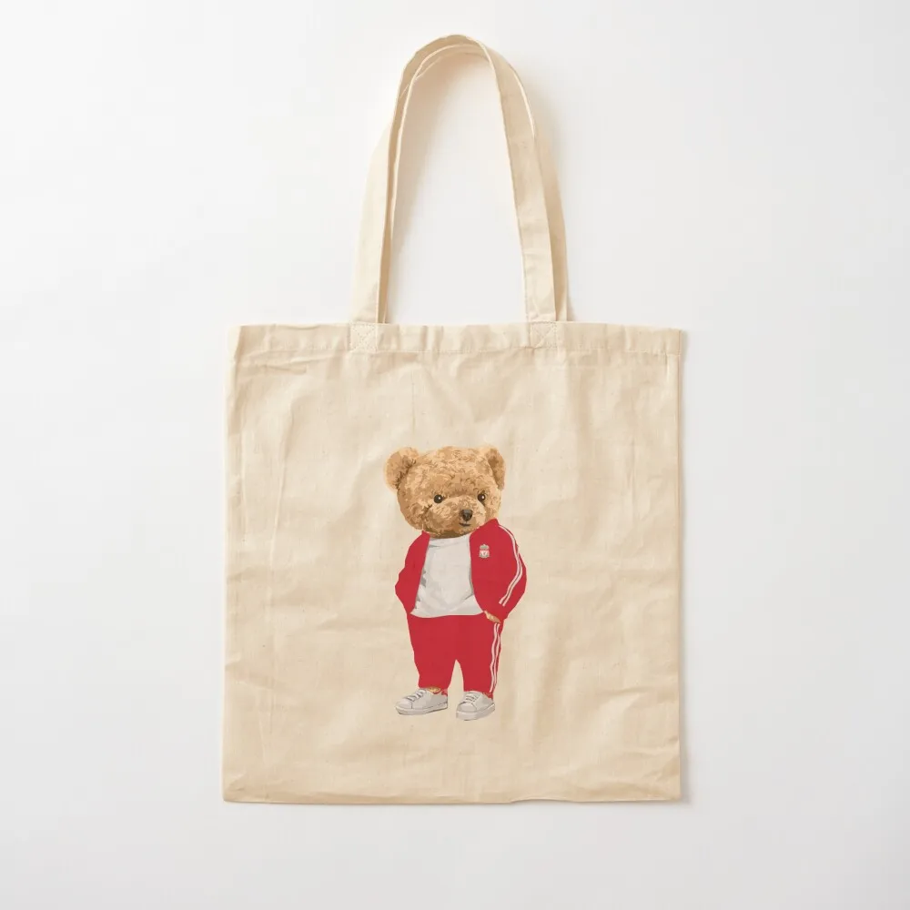 Liverpool FC Anfield Teddy Bear Tote Bag