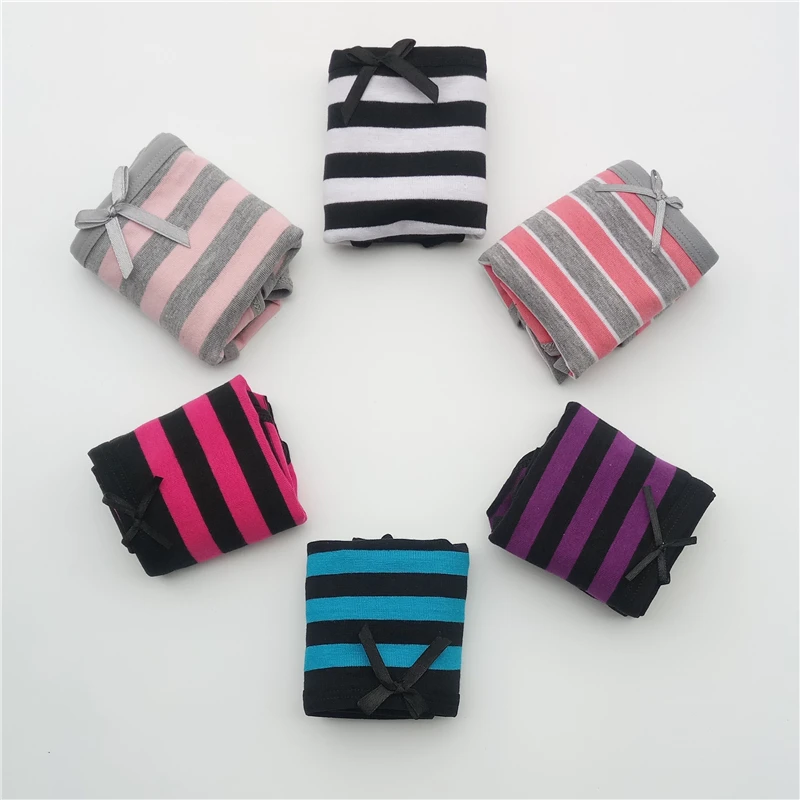 Women's cotton panties Girl Briefs Ms. cotton underwear bikini underwear sexy Ladies Briefs Free shipping 5 Pcs/set image 2