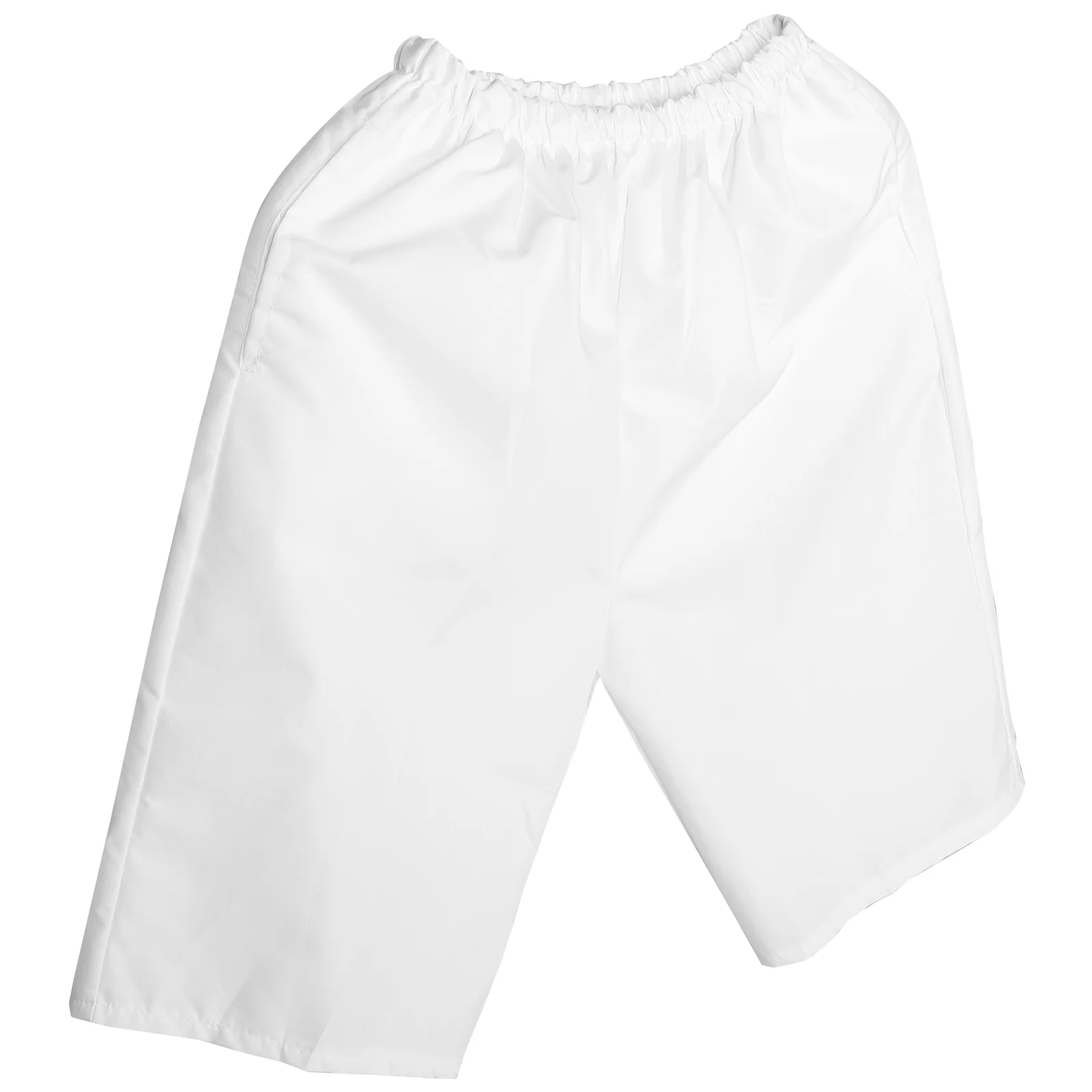 Men Shorts Elderly Care Worker Washable Trousers Daily Caring Pants Nurse Supply Clothing White Polyester-cotton Workers