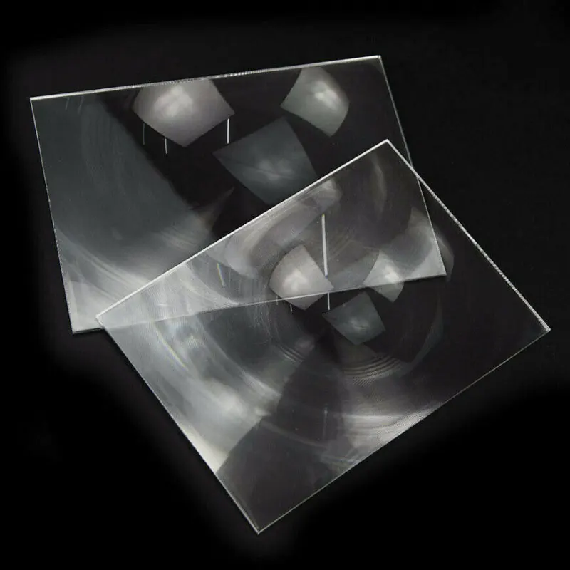 Soczewka Fresnela optyczna PMMA 2,4 cala, ogniskowa 80 mm 100 mm, do projektora DIY, soczewka Fresnela 56x42 mm
