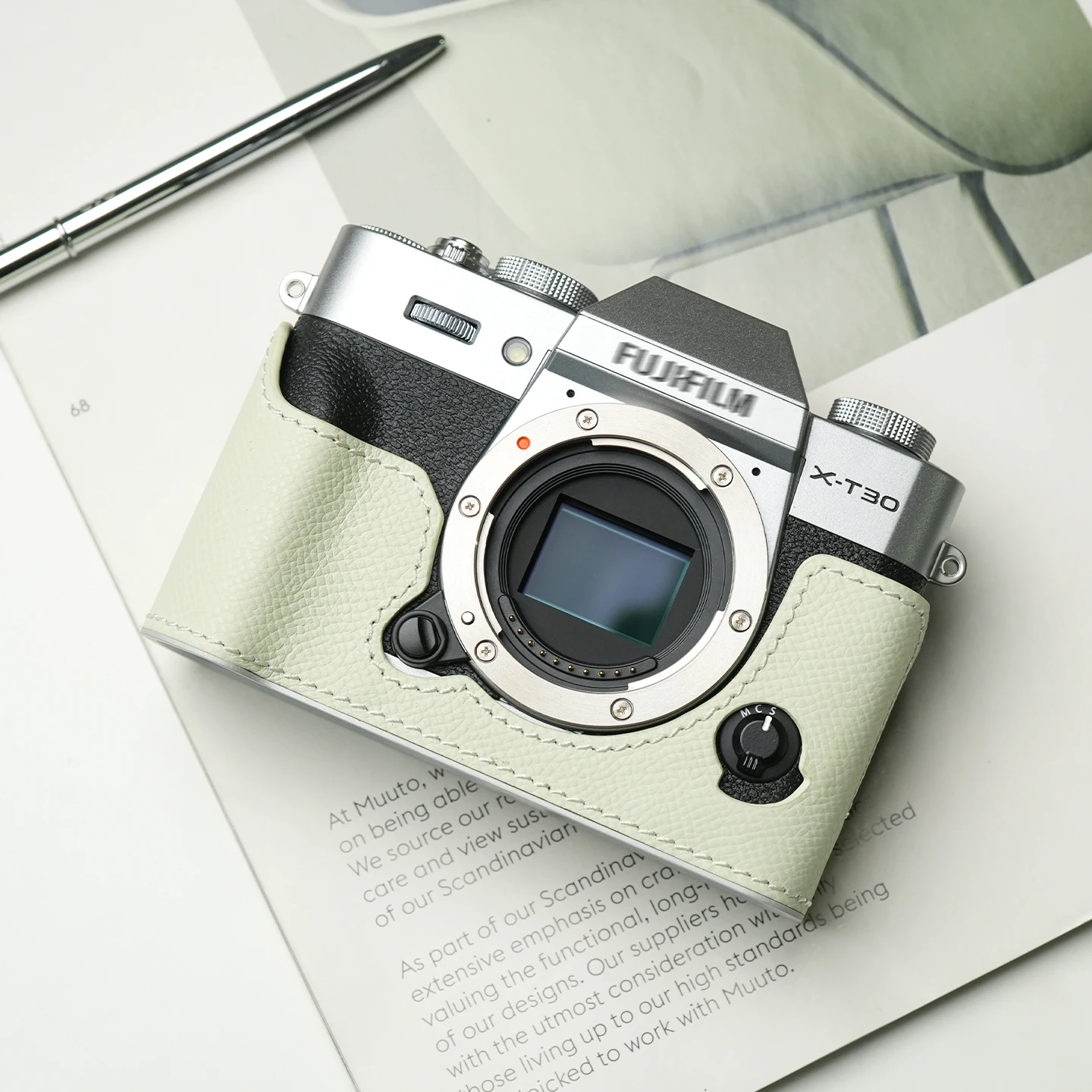 Mr.Stone for Fujifilm XT30 III Leather Bag X-T30III Case Camera