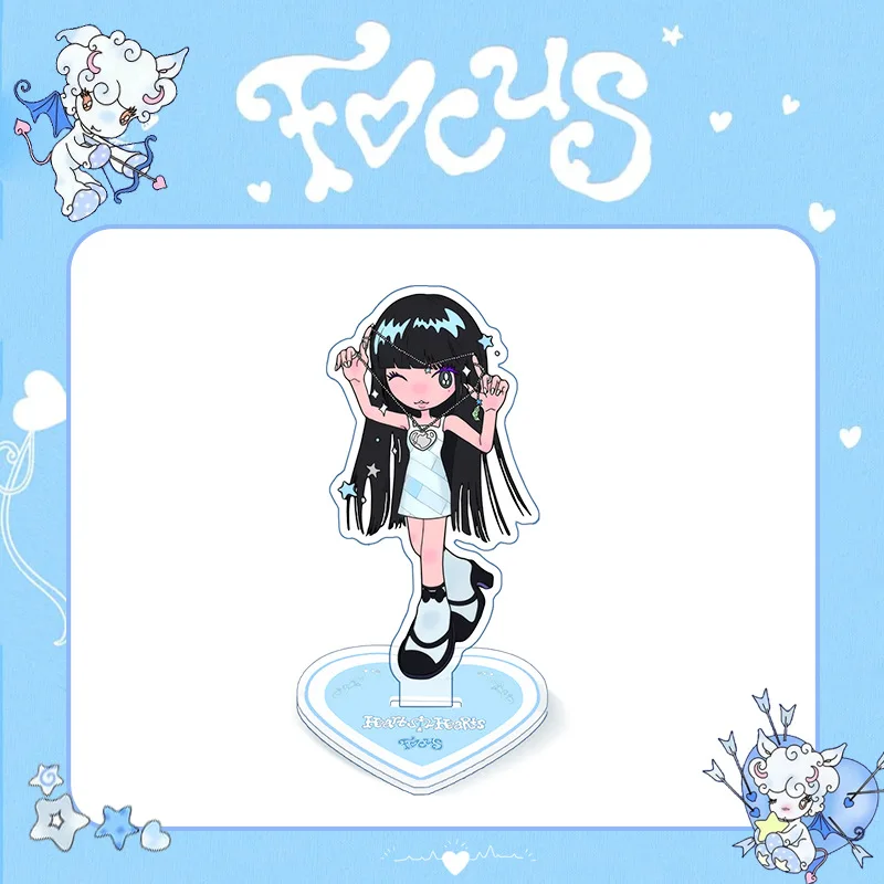 kpop Hearts2Hearts Standee طباعة شخصية لطيف الحلو الاكريليك الروبوت سطح المكتب زخرفة Jiwoo كارمن المشجعين هدية keychian