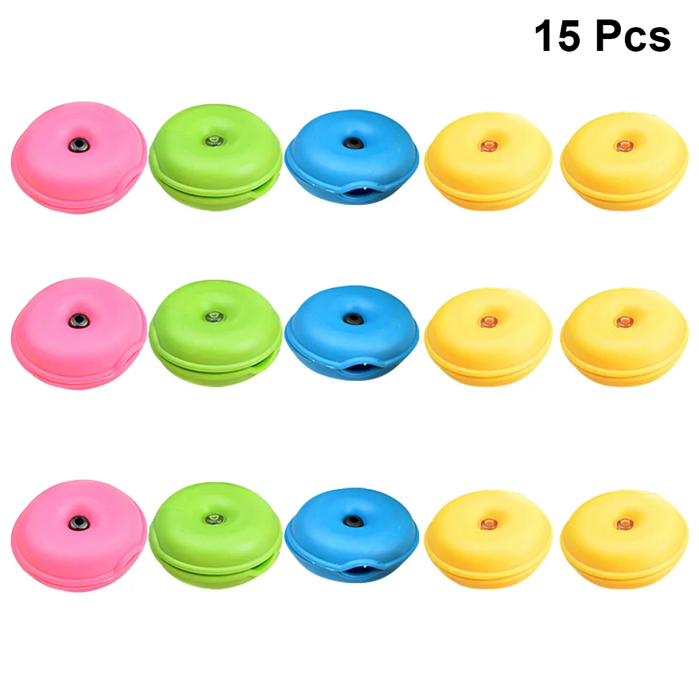 

5pcs Round Cable Winder Earphone Organizer Portable Usb Cord Protector Case For Headphones Earbuds Storage Travel Home