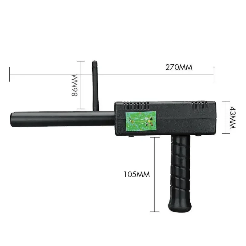 AKS Plus Portable Underground Metal Detector Remote Positioning Circuit Gold Detectors 360-440Hz 20 Meters Detection Depth