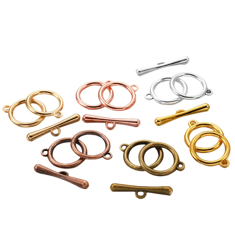 

60pcs Gold Plated Shiny Ot Clasp Alloy Jewelry Making Supply For Bracelets Necklaces Crafts Diy Clasps Jewelry Making Kits Tools