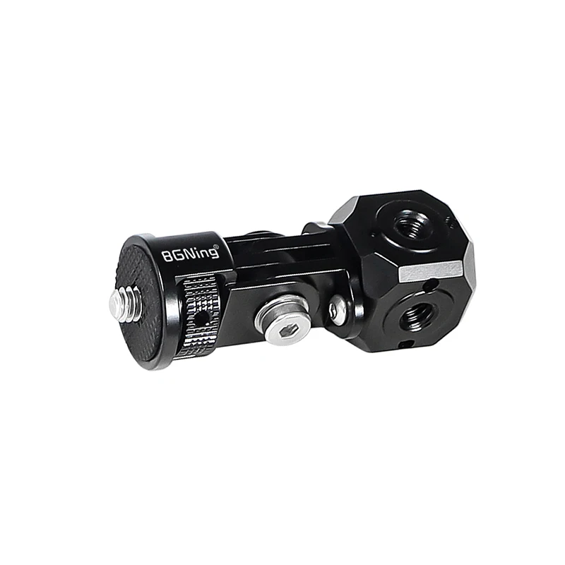 Universal Magic Cubic 1/4 3/8 Schraube Loch Adapter Dual Cube Halterung für DSLR Käfig Rig Flash Monitor Stativ Mikrofon Ständer – Detail 23