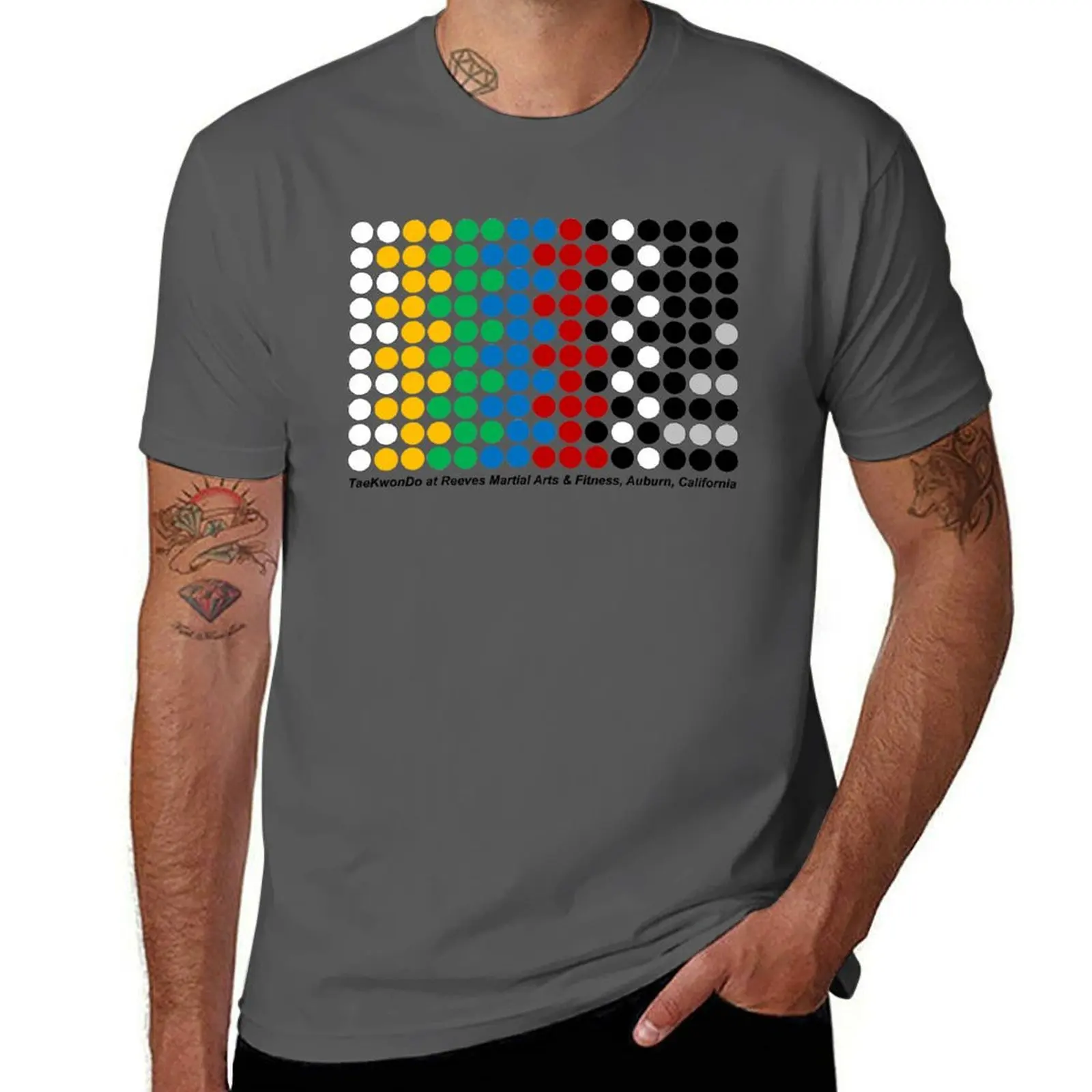 

TaeKwonDo Perseverance & Indomitable Spirit T-Shirt Festival Casual Short Sleeve