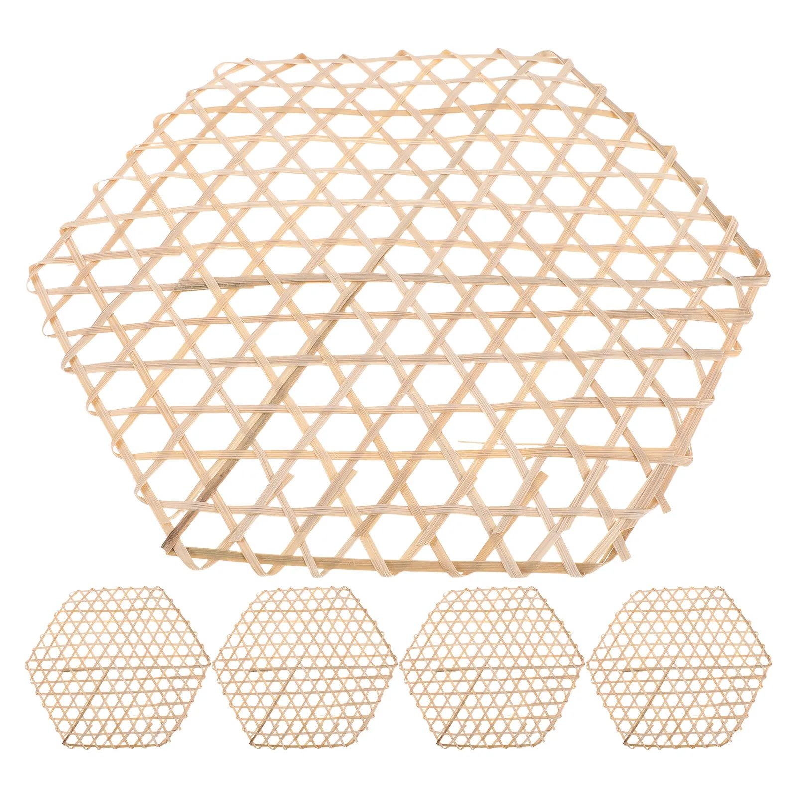 Juego de 5 prensas de malla de bambú para vegetales de 7.86 pulgadas, prensa para tarros de fermentación, para encurtidos, repollo fermentado y pimientos en conserva