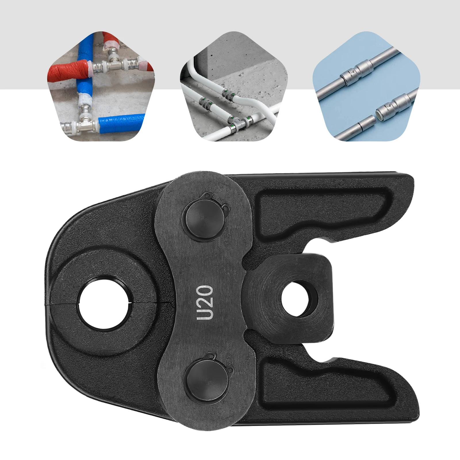 Pipe Crimping Plier Mold Cr40 Steel Forging Processe Precise Efficient Pipe Connections Press Jaw Tool U20 Mold