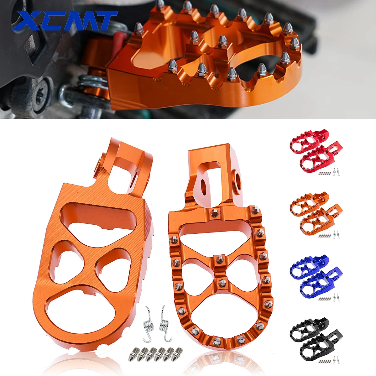 

CNC Foot Pegs For KTM EXC EXCF XC XCF SX SXF XCW For Husqvarna TE FE TC FC For GasGas EC EX MC Motorcycle Footrest Pedal Parts
