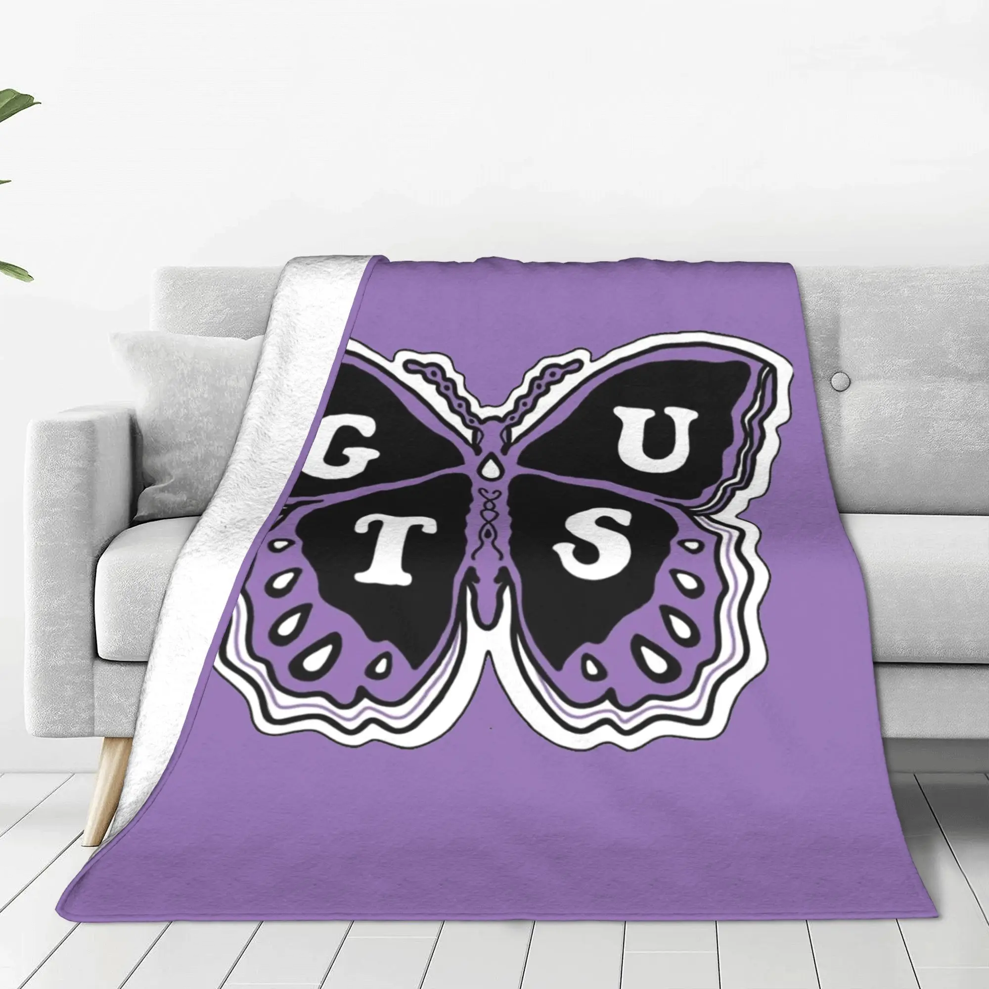 Olivia Vampire Rodrigos Sour Blanket Super Soft Cozy Butterfly Throw Blankets for Bed 50x60 Inch Multi-size Quilt