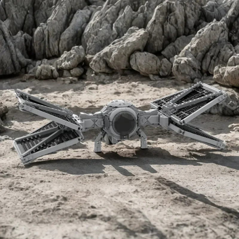 

847 шт. увеличение детских операционных зимостей Star Battle Outland TIE-Fighter-v2.0 строительные кирпичи креативная игрушка в качестве детского подарка на день рождения