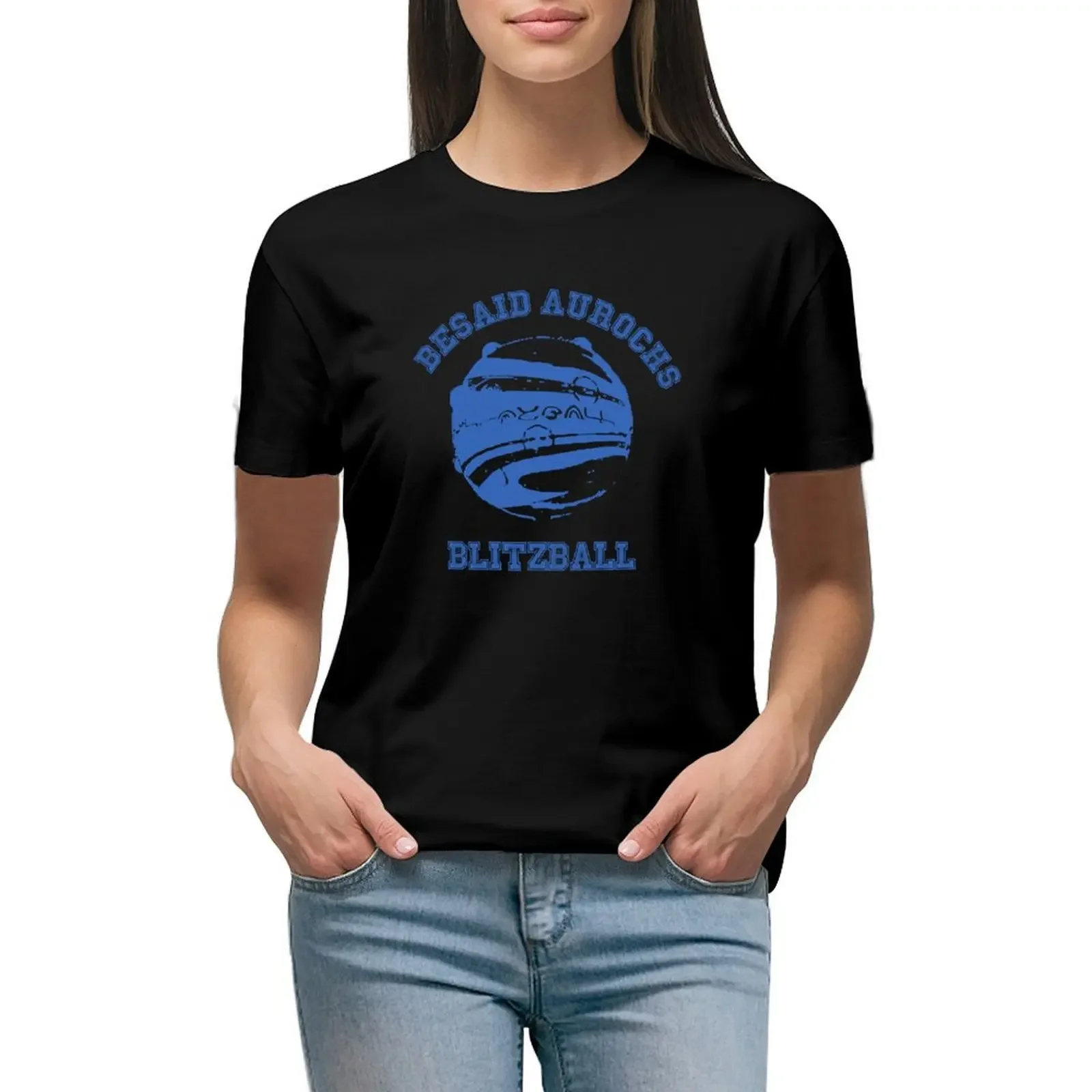 

Besaid Aurochs Blitzball T-Shirt plus sizes sweat Womens graphic t shirts