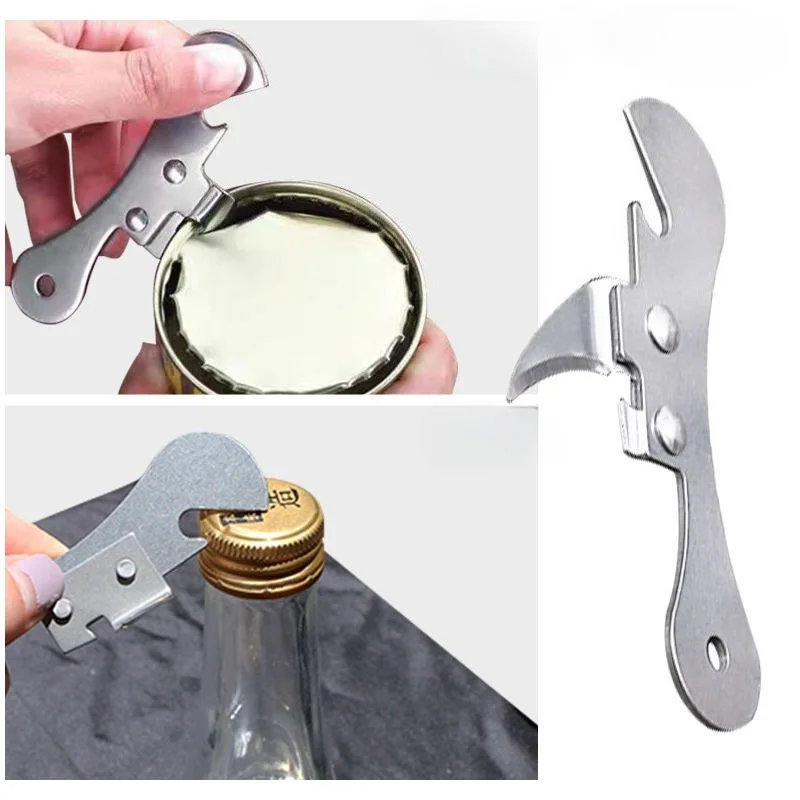 Kitchen Gadgets Jar Openers - Multifunction Bottle Can Opener Stainless Steel