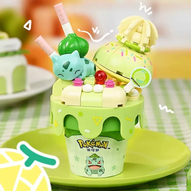 

Строительные блоки Keeppley Pokemon, конусы Пикачу, Бульбазавр, Сквиртл, Чармандер Иви, лоскутная модель, мини-кирпичная фигурка для ребенка