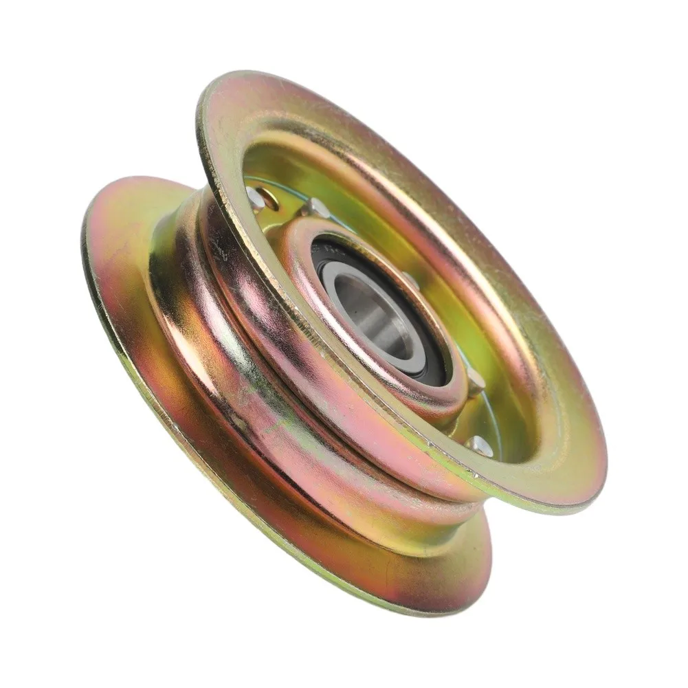 Flat Belt Idler Pulley for 42 in and 48 in Residential Lawn Mowers Matching GY22172 and GY20067 Original Part Numbers