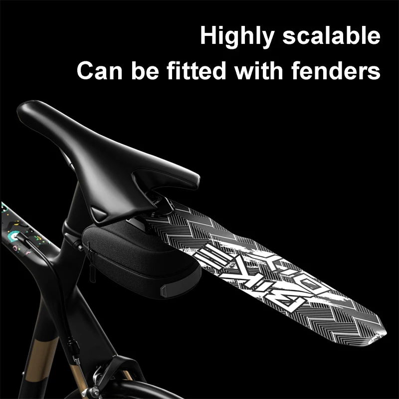 Bicycle Tail Bag Mountain Bike Quick Release Tail Bag Folding Road Bike Cushion Saddle Tool Storage Tail Bag Equipment