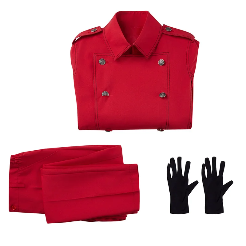 أزياء تايجو شيبا التأثيرية لشخصية أنيمي طوكيو ريفنجرز: قوس المواجهة لعيد الميلاد عبر باروكة كرونشرول زي موحد بلون أحمر ملصق للوشم